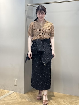 スタッフさん(レディース・162cm)の夏コーディネート