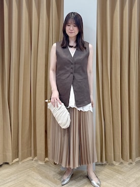 スタッフさん（レディース・162cm）の春コーディネート