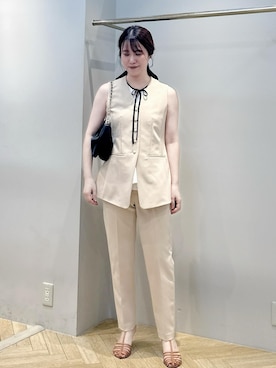 スタッフさん（レディース・162cm）の夏コーディネート
