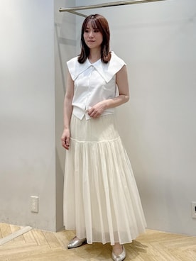 スタッフさん(レディース・162cm)の夏コーディネート