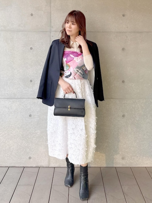 セール】コクーンジャガードスカート（スカート）｜ROPE'（ロペ）の