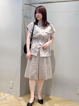 スタッフさん(レディース・162cm)の夏コーディネート