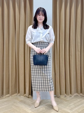 「E'POR（エポール）のアイテム」を使った、スタッフさん（レディース・162cm）の春コーディネート