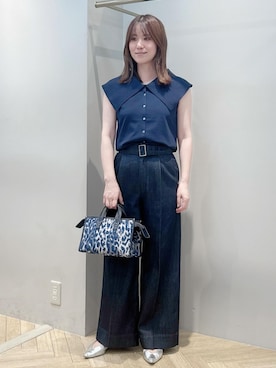スタッフさん(レディース・162cm)の夏コーディネート