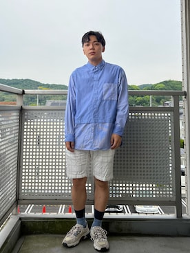 「SHIPS JET BLUE（シップスジェットブルー）のアイテム（パンツ）」を使った、うるぐすさん（メンズ・171cm）の春コーディネート