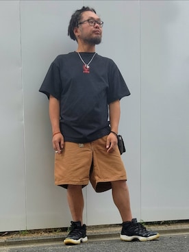 「Ray-Ban（レイバン）のアイテム」を使った、名不synchroniz(P.M.R)さん（メンズ・174cm）の夏コーディネート
