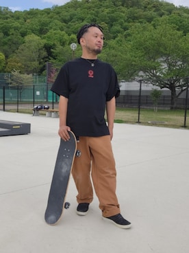 「アイテム（チャーム）」を使った、名不synchroniz(P.M.R)さん（メンズ・174cm）の春コーディネート