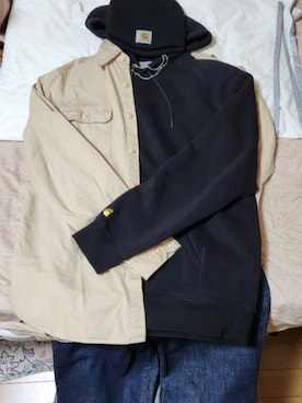 「GAP（ギャップ）のアイテム（パンツ）」を使った、名不synchroniz(P.M.R)さん（メンズ・174cm）の春コーディネート