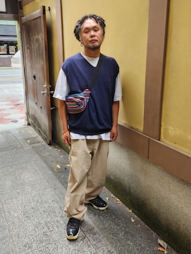 「carhartt」｜名不synchroniz(P.M.R)さん（メンズ・174cm）の夏コーディネート