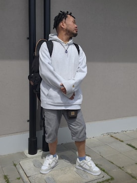 「アイテム（ポーチ）」を使った、名不synchroniz(P.M.R)さん（メンズ・174cm）の春コーディネート