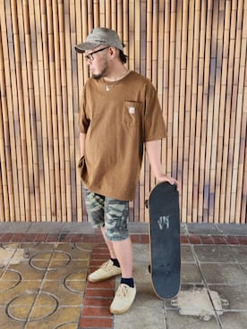 「Ray-Ban（レイバン）のアイテム」を使った、名不synchroniz(P.M.R)さん（メンズ・174cm）の春コーディネート