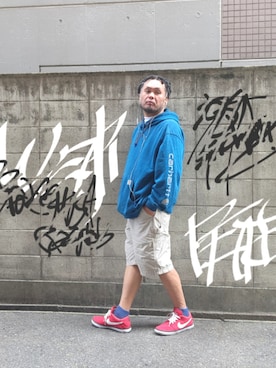 「Carhartt（カーハート）のアイテム」を使った、名不synchroniz(P.M.R)さん（メンズ・174cm）の春コーディネート
