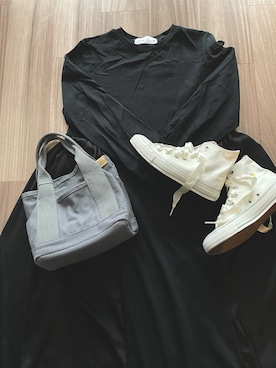 「CONVERSE TOKYO（コンバーストウキョウ）のアイテム」を使った、watamayuyu0131さん（レディース・160cm）の春コーディネート