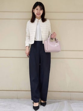 「COUP DE CHANCE（クードシャンス）のアイテム」を使った、yukaさん（レディース・170cm）の冬コーディネート