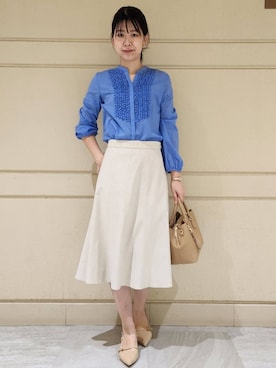 「COUP DE CHANCE（クードシャンス）のアイテム」を使った、yukaさん（レディース・170cm）の春コーディネート