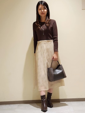 yukaさん(レディース・170cm)の秋コーディネート