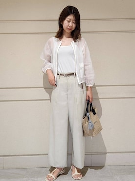 yukaさん（レディース・170cm）の夏コーディネート