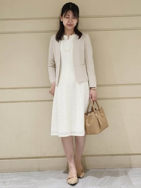 「COUP DE CHANCE（クードシャンス）のアイテム」を使った、yukaさん（レディース・170cm）の春コーディネート