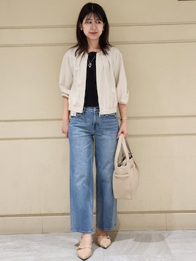 「COUP DE CHANCE（クードシャンス）のアイテム」を使った、yukaさん（レディース・170cm）の春コーディネート