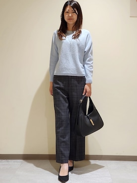 「COUP DE CHANCE（クードシャンス）のアイテム」を使った、yukaさん（レディース・170cm）の秋コーディネート