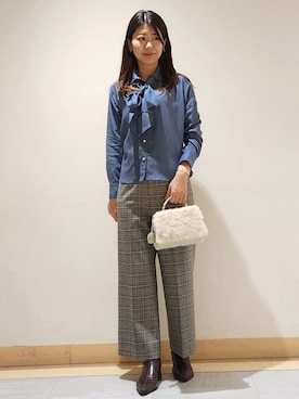 「COUP DE CHANCE（クードシャンス）のアイテム」を使った、yukaさん（レディース・170cm）の秋コーディネート