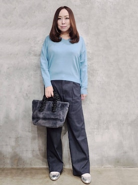 ひさえさん（レディース・169cm）の冬コーディネート