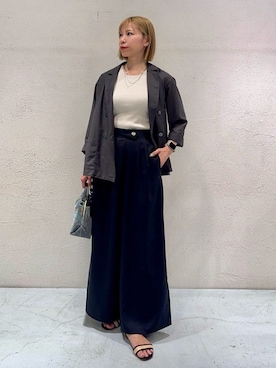 「Lee（リー）のアイテム（バッグ）」を使った、さち。さん（レディース・166cm）の春コーディネート