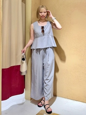 さち。さん(レディース・166cm)の夏コーディネート