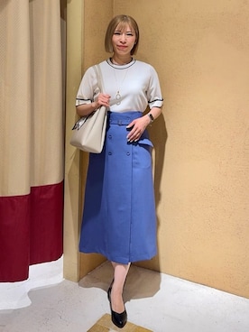 さち。さん（レディース・166cm）の春コーディネート