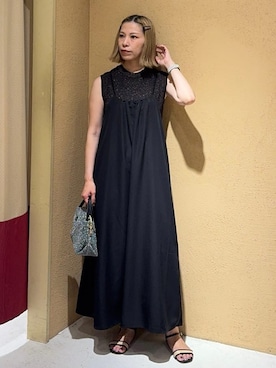 「Lee（リー）のアイテム（バッグ）」を使った、さち。さん（レディース・166cm）の夏コーディネート