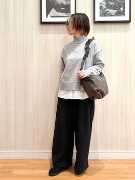 「DRESKIP（ドレスキップ）のアイテム」を使った、ユ（yu）さん（レディース・161cm）の冬コーディネート