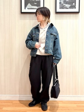 「Airpapel（エアパペル）のアイテム」を使った、ユ（yu）さん（レディース・161cm）の冬コーディネート