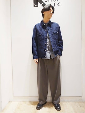 Fさん(メンズ・186cm)の春コーディネート