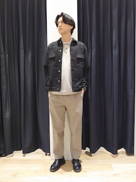 Fさん（メンズ・186cm）の春コーディネート