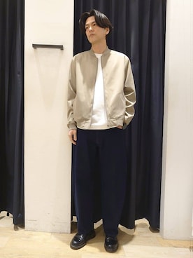 Fさん（メンズ・186cm）の春コーディネート