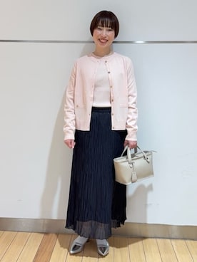 「SOUP（スープ）のアイテム（トップス）」を使った、あやさん（レディース・154cm）の冬コーディネート