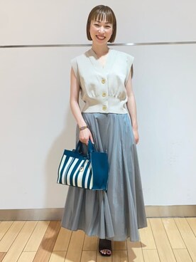 あやさん(レディース・154cm)の夏コーディネート