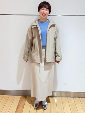 「UNTITLED（アンタイトル）のアイテム（ブルゾン）」を使った、あやさん（レディース・154cm）の冬コーディネート