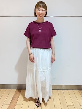 あやさん（レディース・154cm）の夏コーディネート