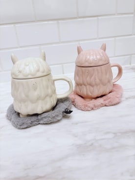 「212 KITCHEN STORE（トゥワントゥキッチンストア）のアイムモンスター マグ PK（グラス/マグカップ/タンブラー、その他）」を使った、ayaさん（レディース）の冬コーディネート