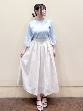 「OPAQUE.CLIP（オペークドットクリップ）のアイテム」を使った、shiuさん（レディース・154cm）の春コーディネート