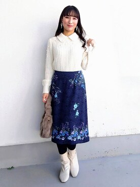 keinaさん(レディース・160cm)の冬コーディネート