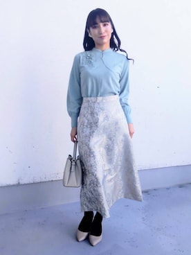 「Sunauna（スーナウーナ）のアイテム」を使った、keinaさん（レディース・160cm）の冬コーディネート