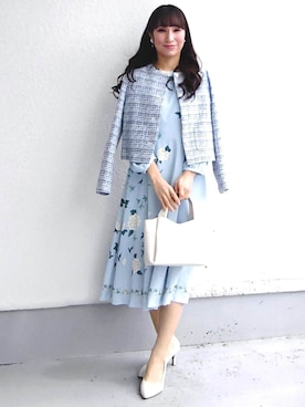 「COUP DE CHANCE（クードシャンス）のアイテム」を使った、keinaさん（レディース・160cm）の春コーディネート