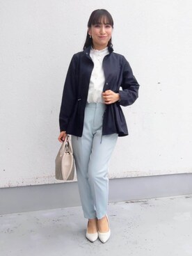 「Sunauna（スーナウーナ）のアイテム」を使った、keinaさん（レディース・160cm）の春コーディネート