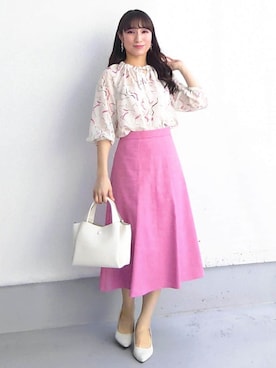 「COUP DE CHANCE（クードシャンス）のアイテム」を使った、keinaさん（レディース・160cm）の春コーディネート