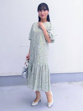 「Sunauna（スーナウーナ）のアイテム」を使った、keinaさん（レディース・160cm）の春コーディネート
