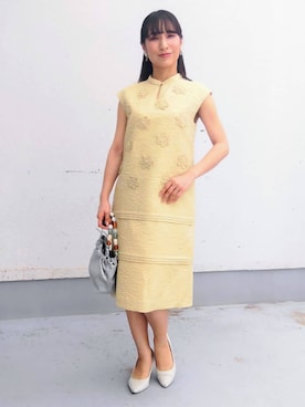 「Sunauna（スーナウーナ）のアイテム」を使った、keinaさん（レディース・160cm）の春コーディネート