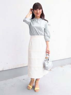 「Sunauna（スーナウーナ）のアイテム」を使った、keinaさん（レディース・160cm）の春コーディネート