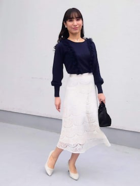「Sunauna（スーナウーナ）のアイテム」を使った、keinaさん（レディース・160cm）の冬コーディネート
